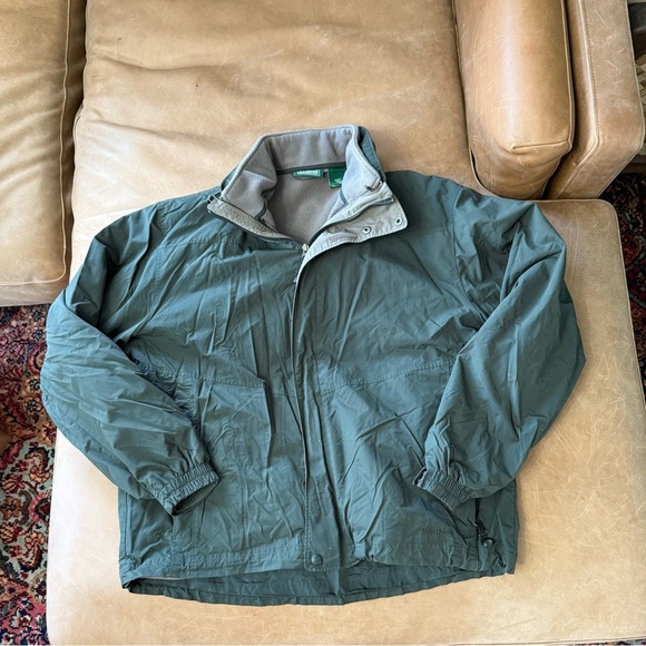 L.L. Bean Other - LL Bean Vintage Mens 3 In 1 Jacket Green Jacket Nylon And Polyester Size XL